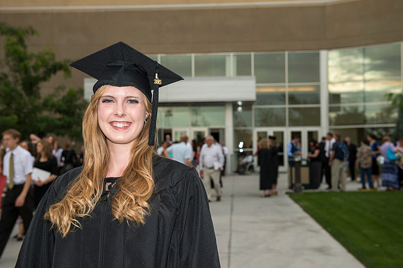 Graduates at BYU-Idaho Summer Graduation.