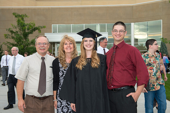 Graduates at BYU-Idaho Summer Graduation.