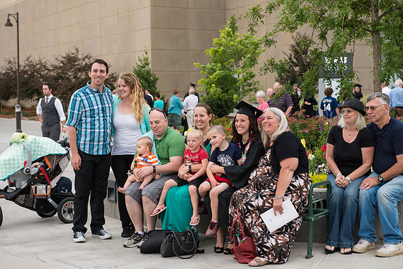 Graduates at BYU-Idaho Summer Graduation.