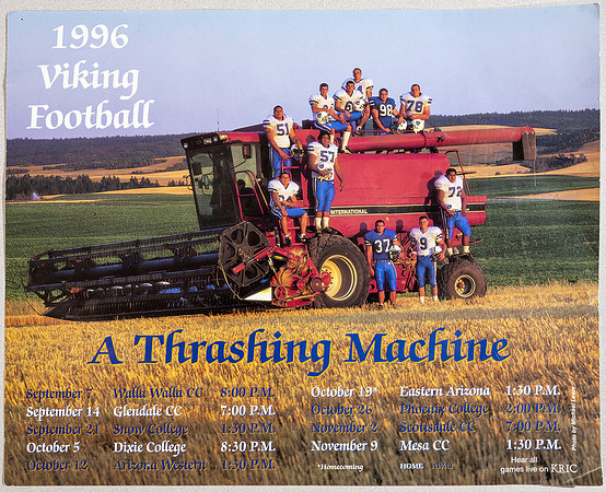 Ricks College, 1996 Viking Football Poster