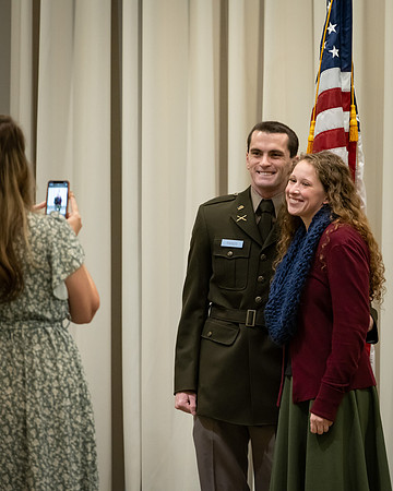 BYU-Idaho's, Reserve Officers' Training Corps ​​​​​​​ Commissioning ceremonies. Dec 2022