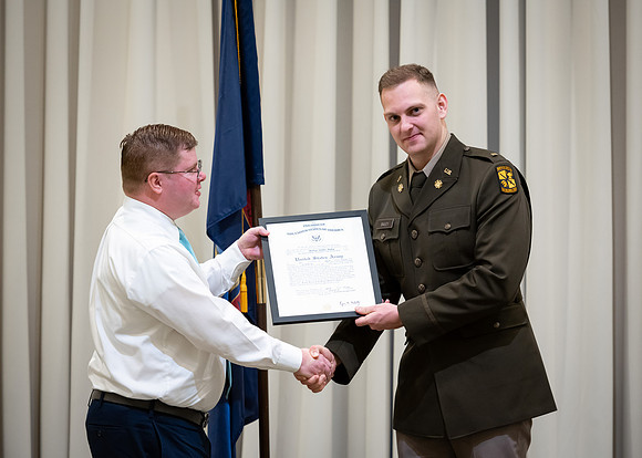BYU-Idaho's, Reserve Officers' Training Corps ​​​​​​​ Commissioning ceremonies. Dec 2022