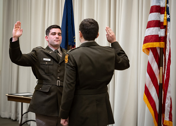 BYU-Idaho's, Reserve Officers' Training Corps ​​​​​​​ Commissioning ceremonies. Dec 2022