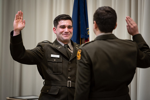BYU-Idaho's, Reserve Officers' Training Corps ​​​​​​​ Commissioning ceremonies. Dec 2022