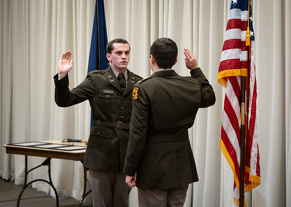 BYU-Idaho's, Reserve Officers' Training Corps ​​​​​​​ Commissioning ceremonies. Dec 2022