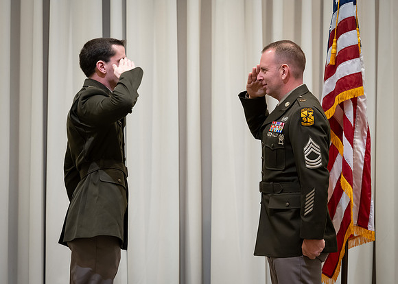 BYU-Idaho's, Reserve Officers' Training Corps ​​​​​​​ Commissioning ceremonies. Dec 2022
