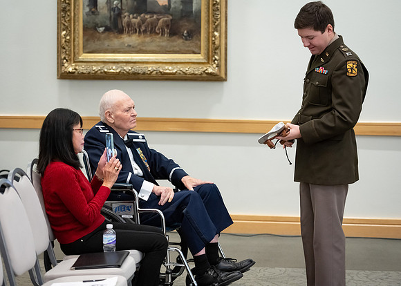 BYU-Idaho's, Reserve Officers' Training Corps ​​​​​​​ Commissioning ceremonies. Dec 2022