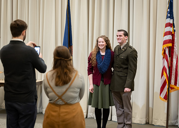BYU-Idaho's, Reserve Officers' Training Corps ​​​​​​​ Commissioning ceremonies. Dec 2022