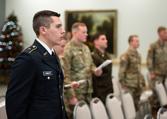 BYU-Idaho's, Reserve Officers' Training Corps ​​​​​​​ Commissioning ceremonies. Dec 2022