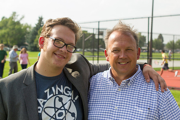 The IT Department, along with family and friends, gather at Porter Park to eat, socialize, and play games.