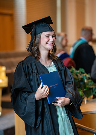 Graduates during convocation for the College of Language and Letters.