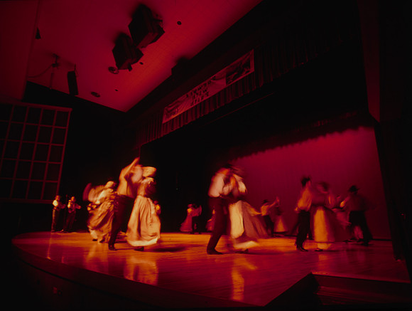 Folk Dance team performs at Ricks College.
