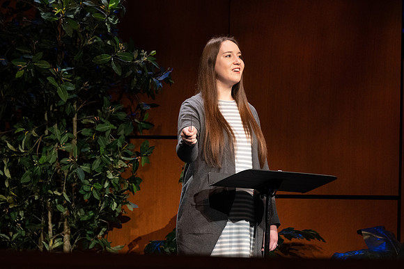 First devotional of Winter semester with President and Sister Eyring.