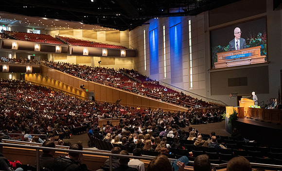 First devotional of Winter semester with President and Sister Eyring.