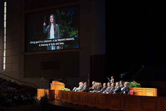 First devotional of Winter semester with President and Sister Eyring.