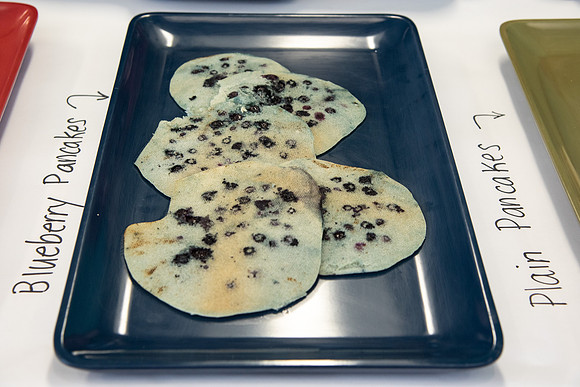 Students socialize and get pancakes at Centre Square.