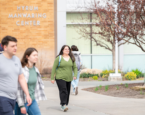 Students on campus - March 2026