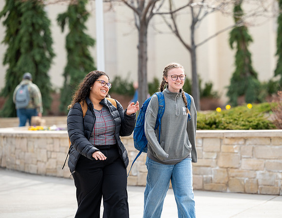 Students on campus - March 2026