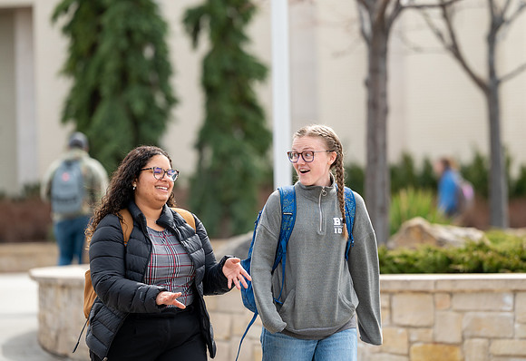 Students on campus - March 2026