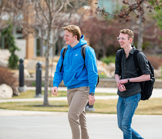Students on campus - March 2026