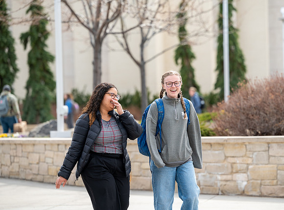 Students on campus - March 2026