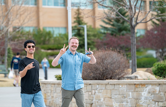 Students on campus - March 2026
