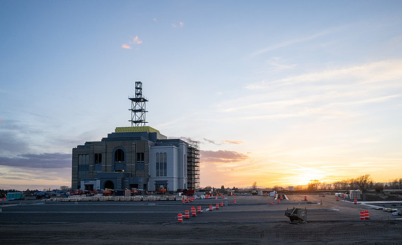 Sunset at The Teton River Idaho Temple - Mar 2026