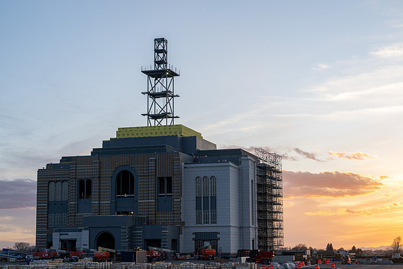 Sunset at The Teton River Idaho Temple - Mar 2026