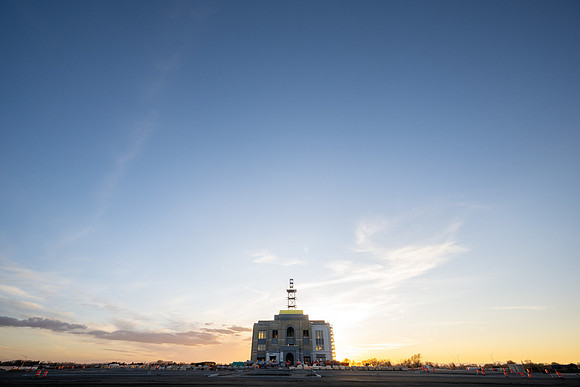 Sunset at The Teton River Idaho Temple - Mar 2026