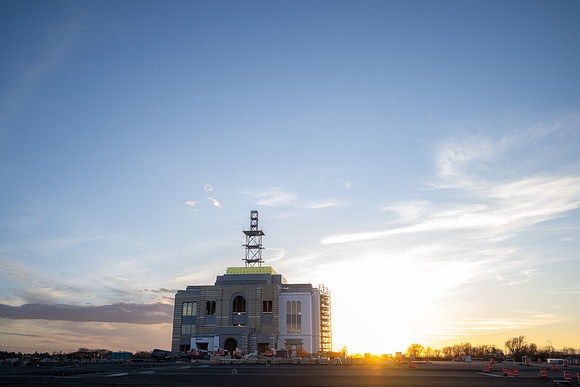Sunset at The Teton River Idaho Temple - Mar 2026