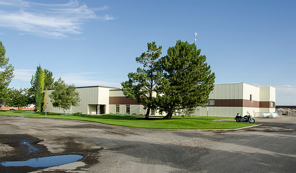 The BYU-Idaho Livestock Center is West of Rexburg on Highway 33.