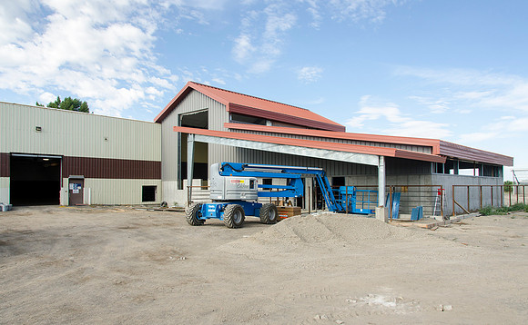 The BYU-Idaho Livestock Center is receiving a face lift with several new buildings being added to the facility.