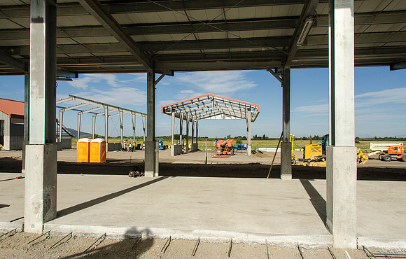 The BYU-Idaho Livestock Center is receiving a face lift with several new buildings being added to the facility.