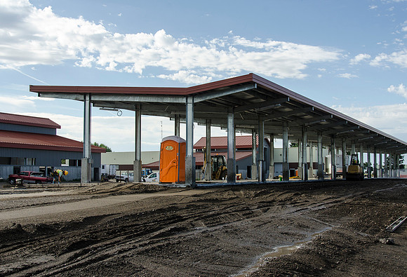 The BYU-Idaho Livestock Center is receiving a face lift with several new buildings being added to the facility.