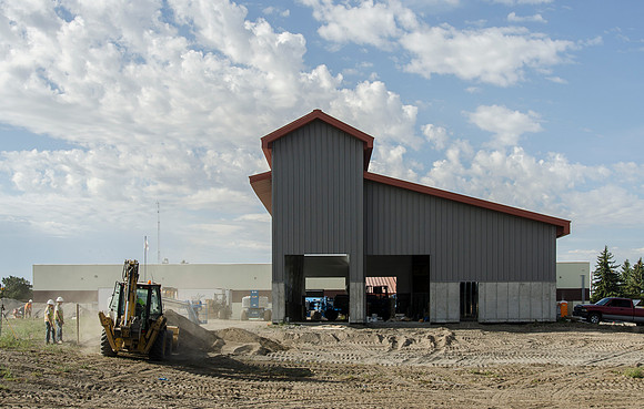 The BYU-Idaho Livestock Center is receiving a face lift with several new buildings being added to the facility.