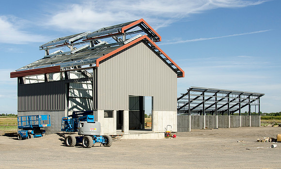 The BYU-Idaho Livestock Center is receiving a face lift with several new buildings being added to the facility.