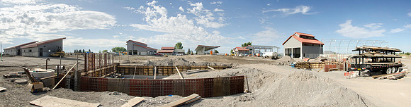 The BYU-Idaho Livestock Center is receiving a face lift with several new buildings being added to the facility.