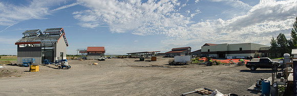 The BYU-Idaho Livestock Center is receiving a face lift with several new buildings being added to the facility.