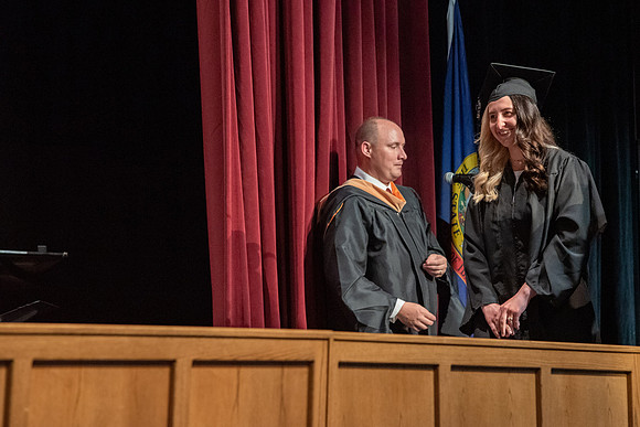Graduates during convocation of the College of Physical Sciences and Engineering.
