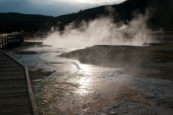Biscuit Basin in Yellowstone National Park
