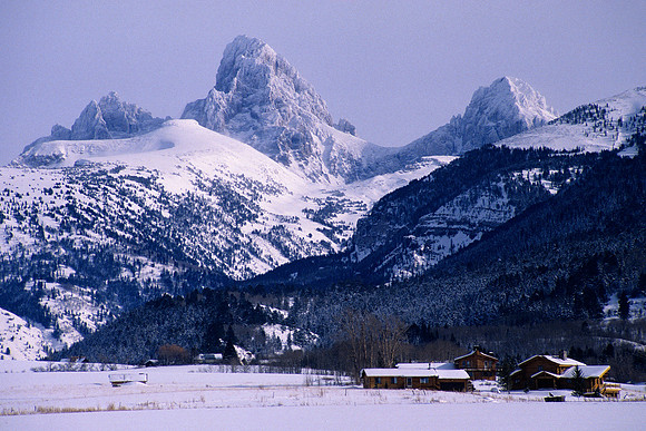 Frozen Tetons