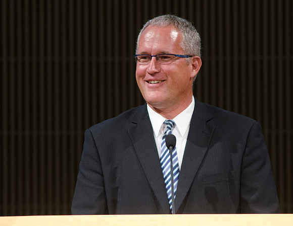 Leon Anderson talks about living an abudant life at devotional.