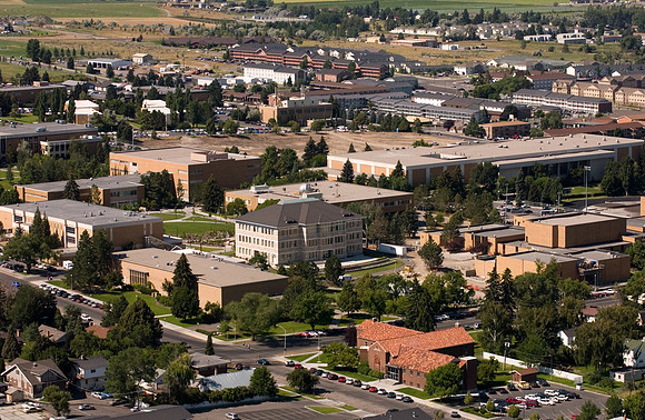 Aerial view of the BYU-Idaho Campus in 2006