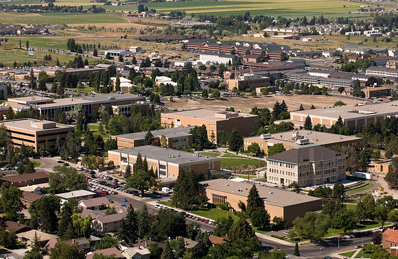 Aerial view of the BYU-Idaho Campus in 2006