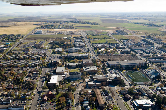 Aerial view of the BYU-Idaho Campus in 2006