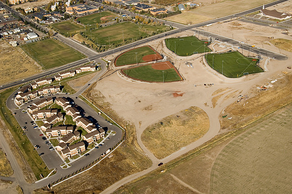Aerial view of the BYU-Idaho Campus in 2006