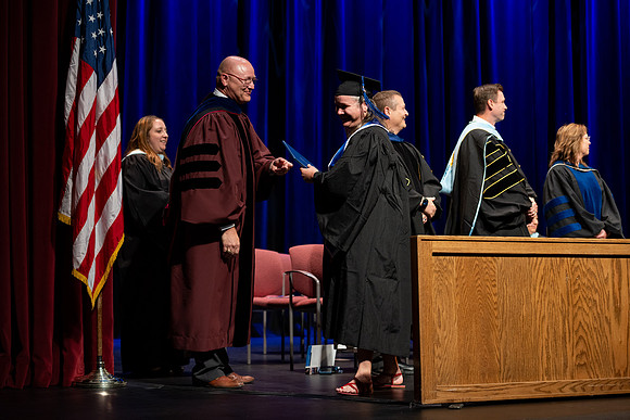 Graduates during convocation for the College of Academic Success & Interdisciplinary Studies.