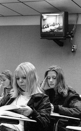 Students in an english class
