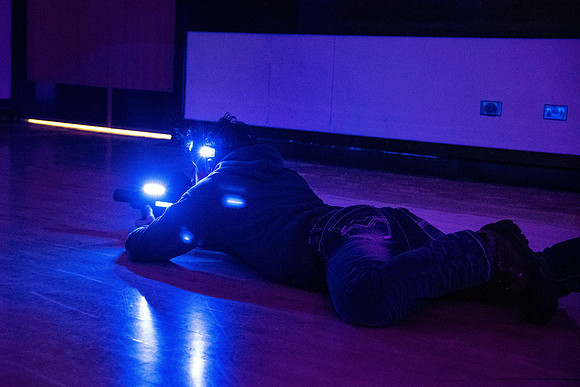 Students enjoy the weekly Laser Tag in the MC Ballrooms.