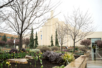 Snow And Students On Campus- April 2026